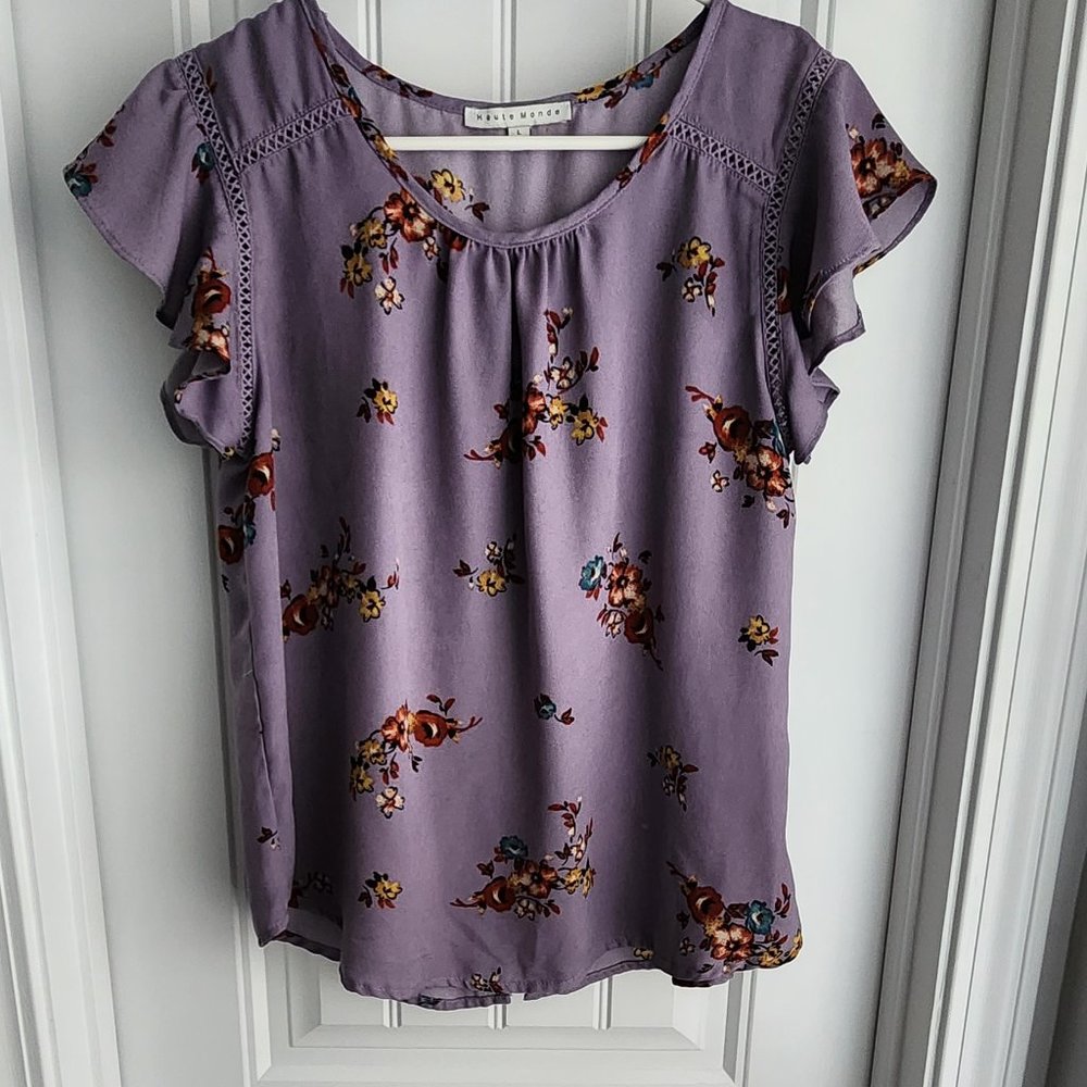 Purple Cute Top